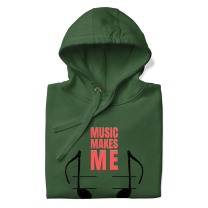Music Makes Me Smile Unisex Hoodie