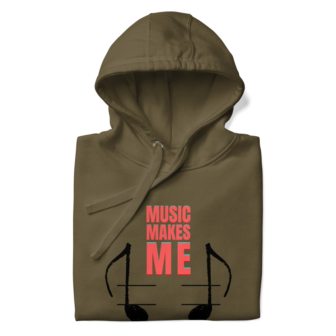 Music Makes Me Smile Unisex Hoodie