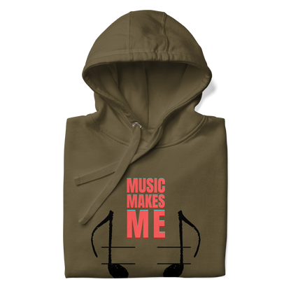 Music Makes Me Smile Unisex Hoodie