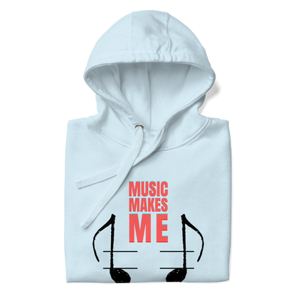Music Makes Me Smile Unisex Hoodie