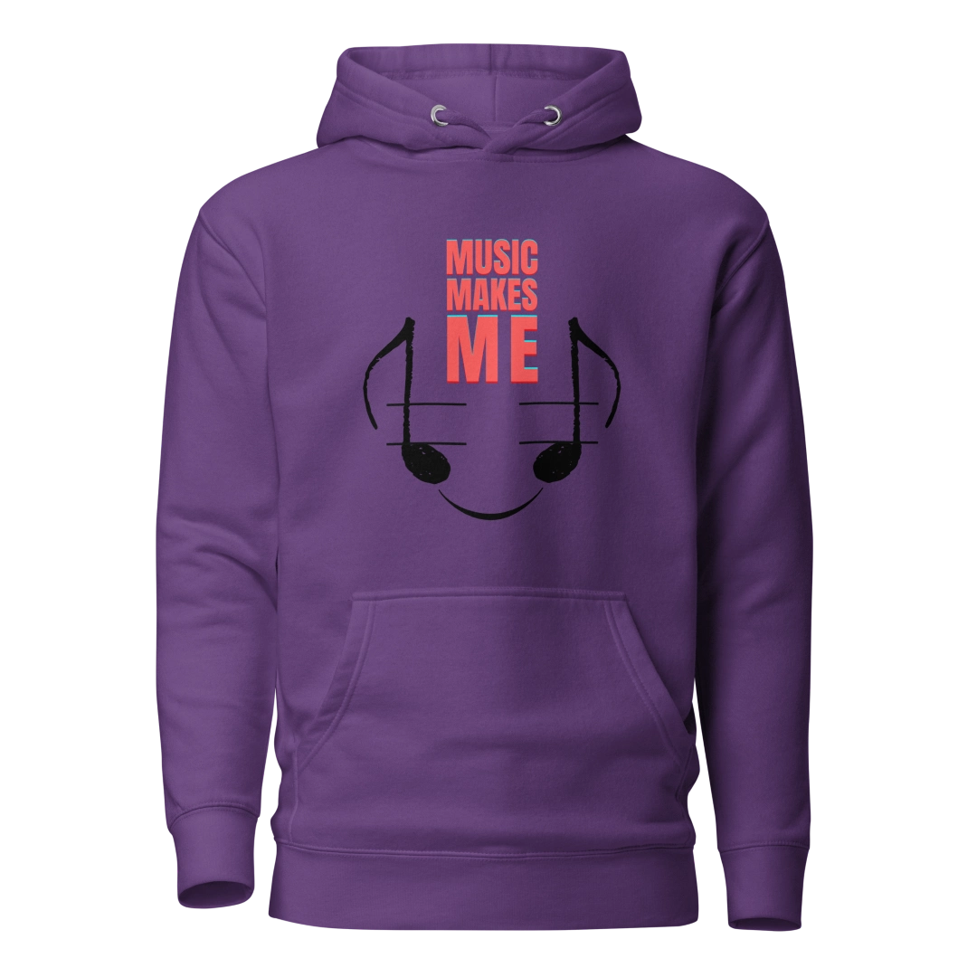 Music Makes Me Smile Unisex Hoodie