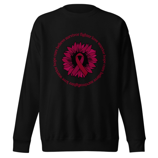 Myeloma Words Sweatshirt