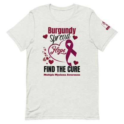 Burgundy For Hope Unisex T-Shirt
