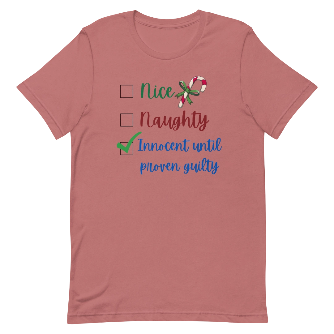 Naughty or Nice Unisex T-Shirt