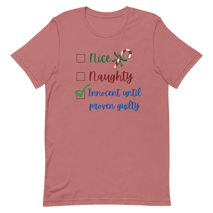 Naughty or Nice Unisex T-Shirt