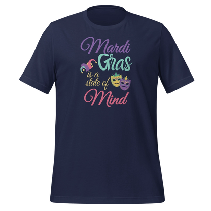 Mardi Gras State Of Mind Unisex T-Shirt
