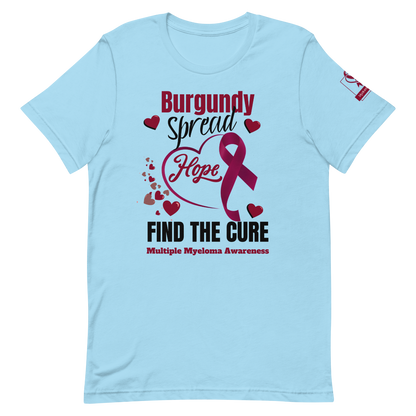 Burgundy For Hope Unisex T-Shirt