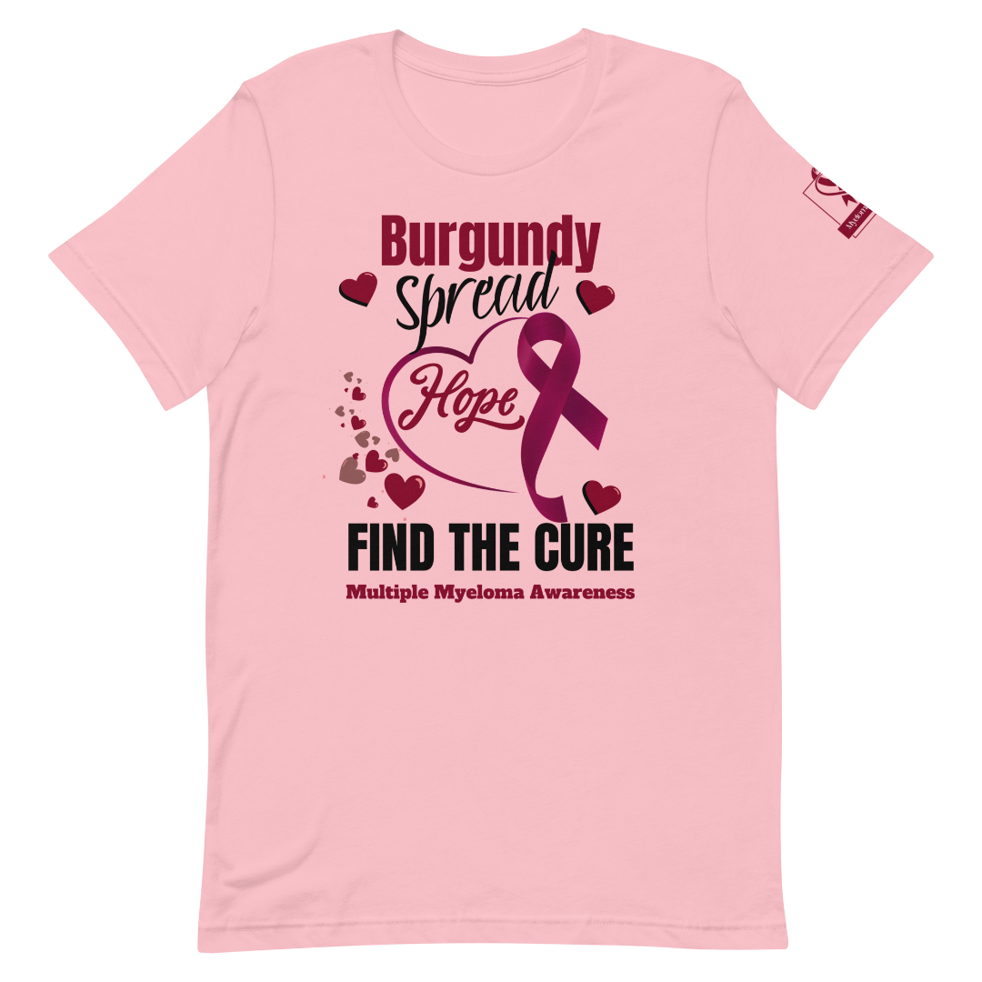 Burgundy For Hope Unisex T-Shirt