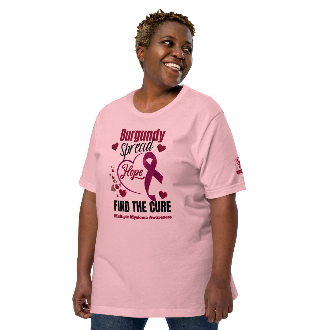 Burgundy For Hope Unisex T-Shirt