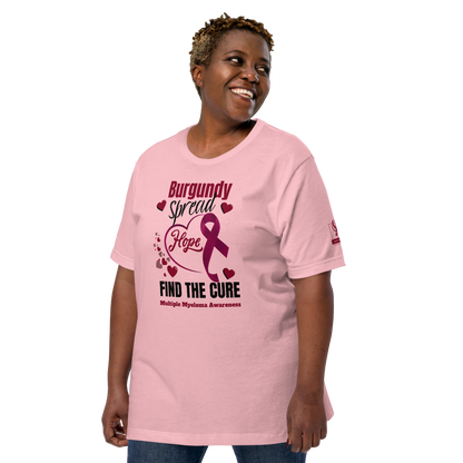 Burgundy For Hope Unisex T-Shirt