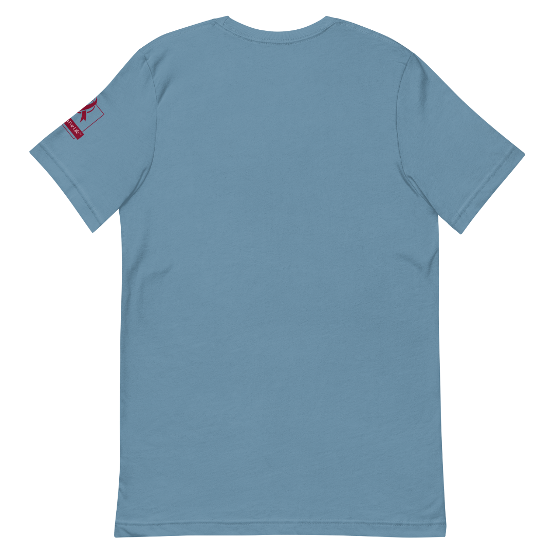 Burgundy For Hope Unisex T-Shirt