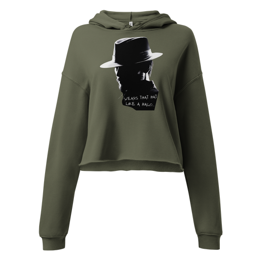 Lance Tyler™ "Hat Like A Halo" Women's Cropped Hoodie