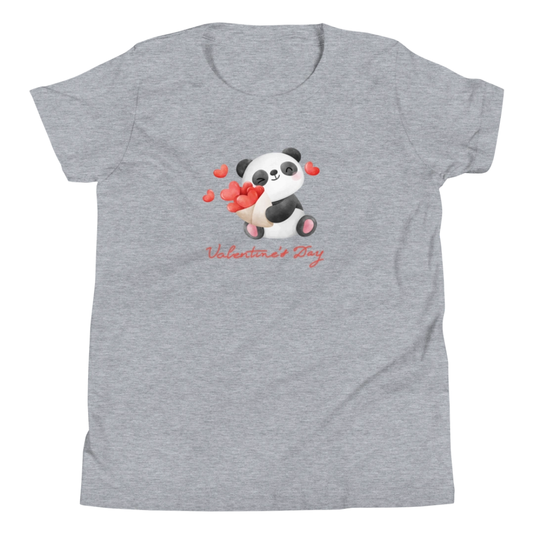 Valentines Panda Youth T-Shirt