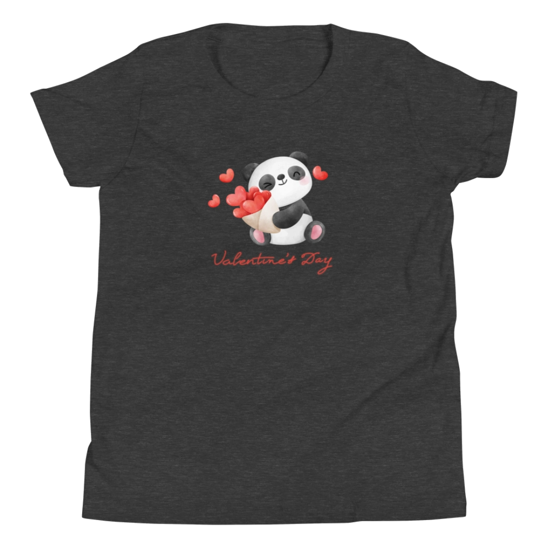 Valentines Panda Youth T-Shirt