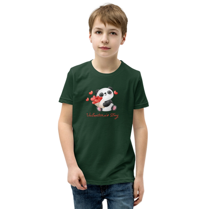 Valentines Panda Youth T-Shirt