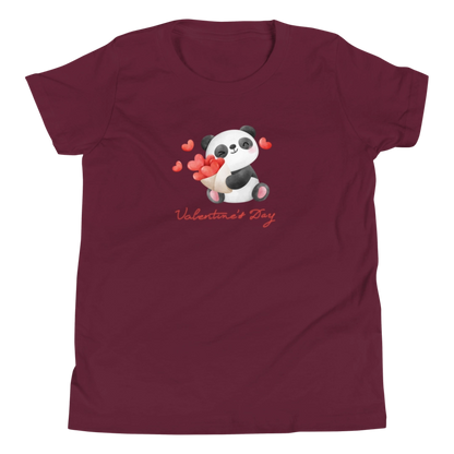 Valentines Panda Youth T-Shirt