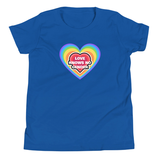 Love Knows No Gender Youth Short Sleeve T-Shirt